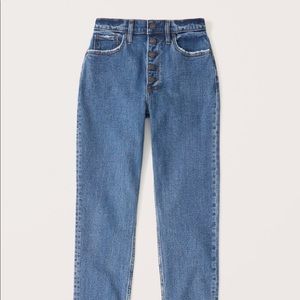 Abercrombie Curve Love High Rise Mom Jeans